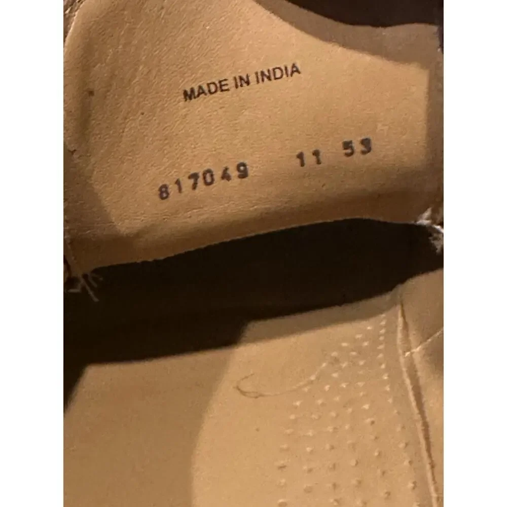 Cole Haan Martino C07515 Brown Leather Apron Toe Oxford Lace Up Shoe Men's 8.5M